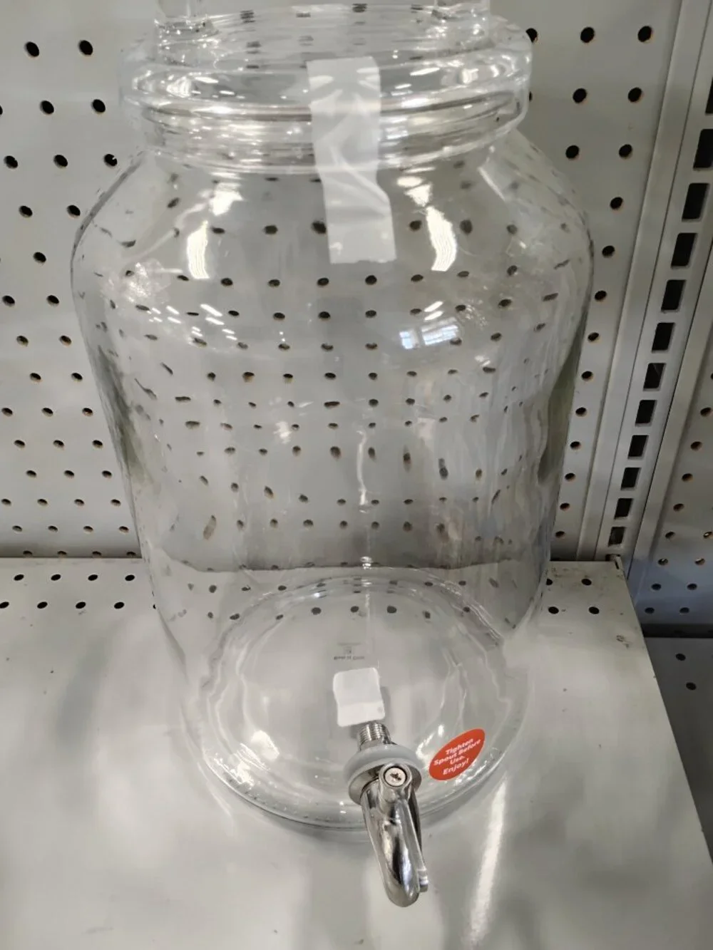 New Glass Beverage Dispenser
